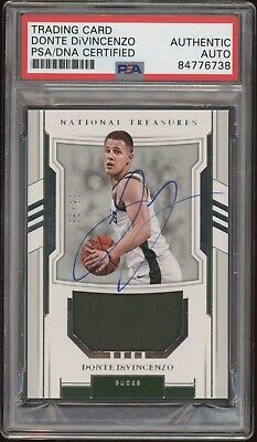 donte divincenzo signed rookie card