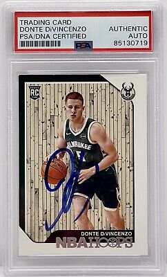 donte divincenzo signed rookie card