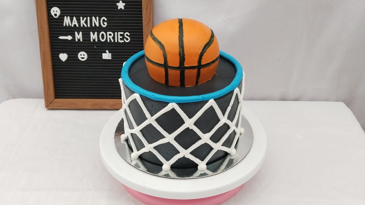 How to make a basketball cake? Easy steps for beginners!