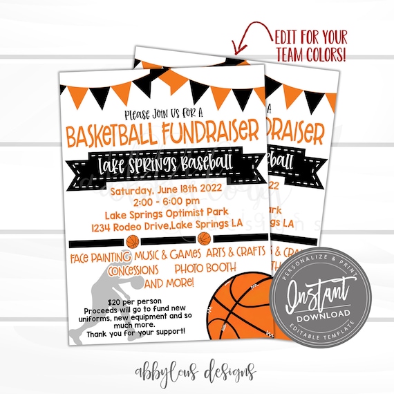 Support Our Basketball Team! Check Out Our Donation Flyer (Easy Guide to Making a Donation Flyer for Basketball Team)