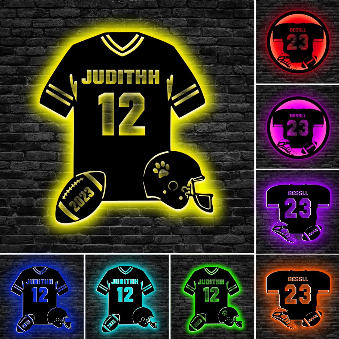 Get Your Customizable Football LED Sign Now! (The Best Way To Show Your Team Spirit)