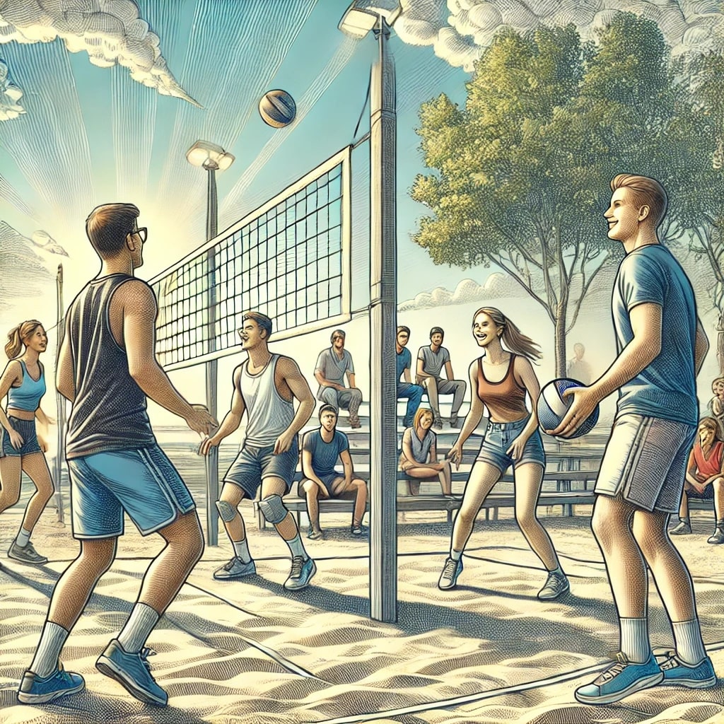 Why a Friendly Game of Volleyball is the Perfect Social Sport for making friends.