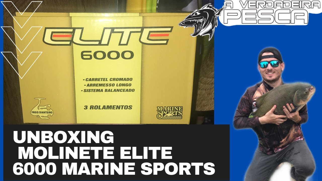 Molinete 6000 Marine Sports: Unboxing and First Impressions.