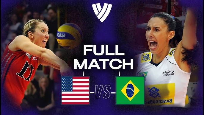 Brazil vs USA Volleyball 06 06 Full Game: See Who Won the Epic Matchup!