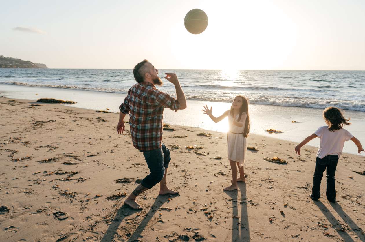 Games with a Volleyball Easy ideas for beach and backyard