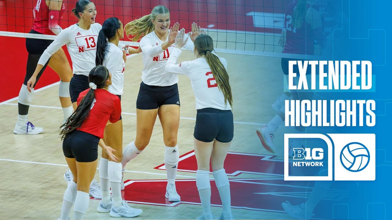 Nebraska vs Wisconsin Volleyball: Game Highlights & Recap!