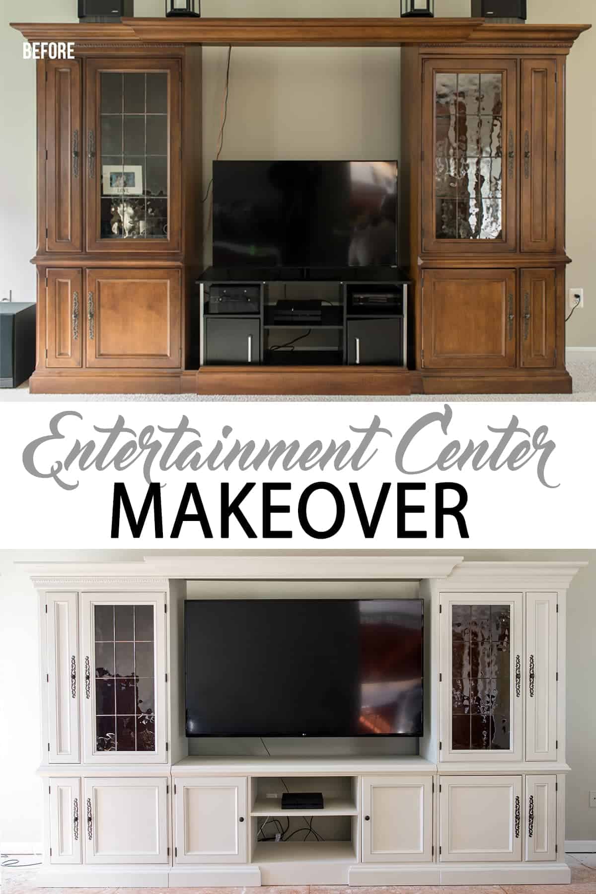 DIY Victorian Entertainment Center: Easy Makeover for Old Furniture