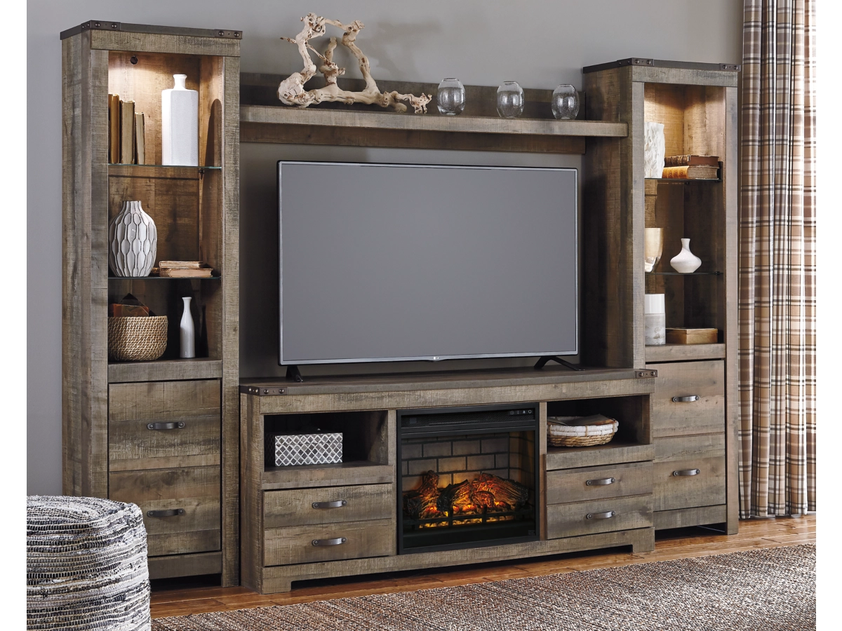 Trinell 4 Piece Entertainment Center: Easy Setup & Great Style! (Is it Worth the Price?)