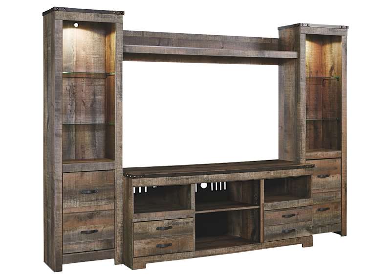 Trinell 4 Piece Entertainment Center: Easy Setup & Great Style! (Is it Worth the Price?)