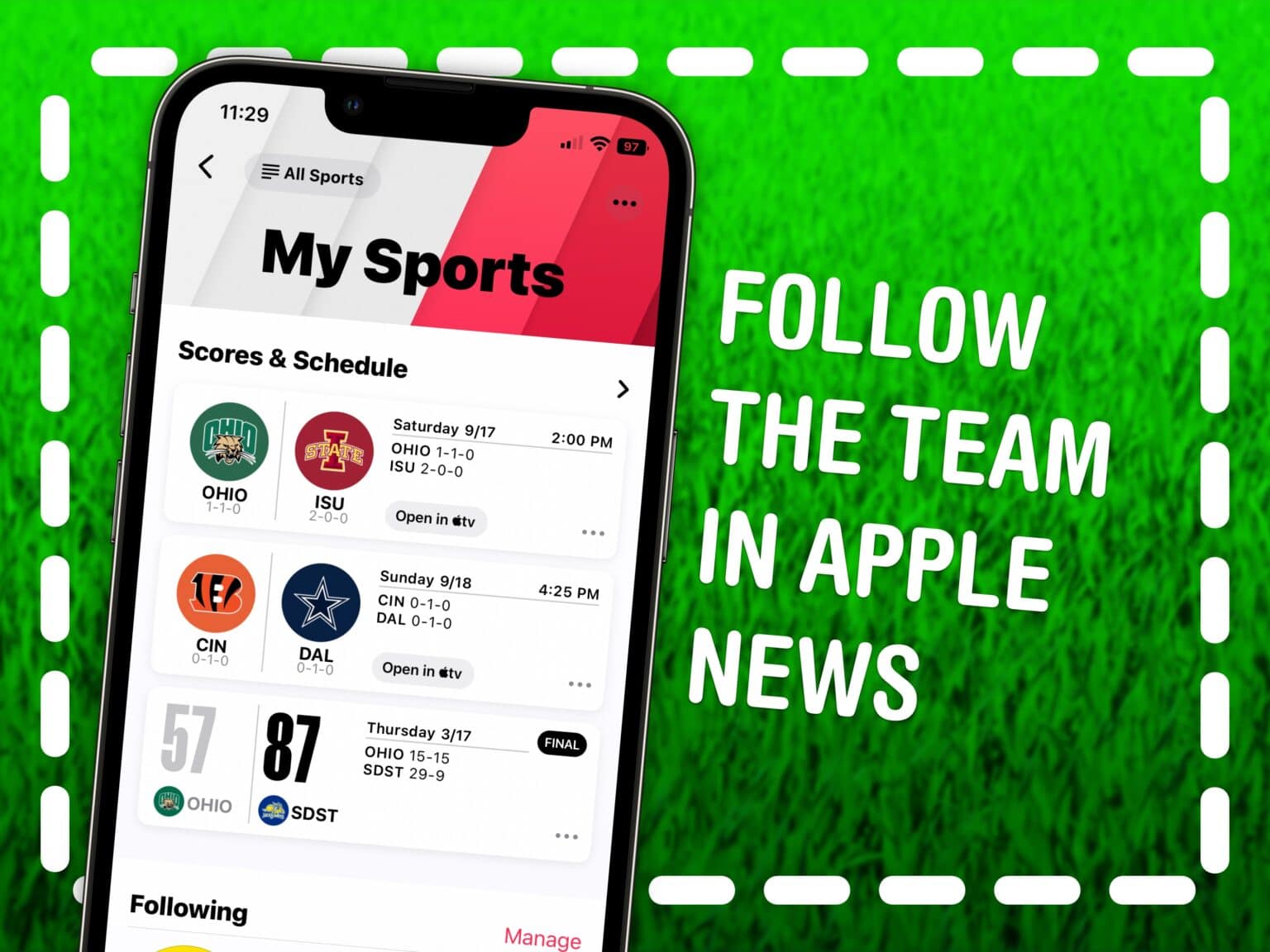 Download App Major Sport: The Easiest Way to Follow Your Teams!