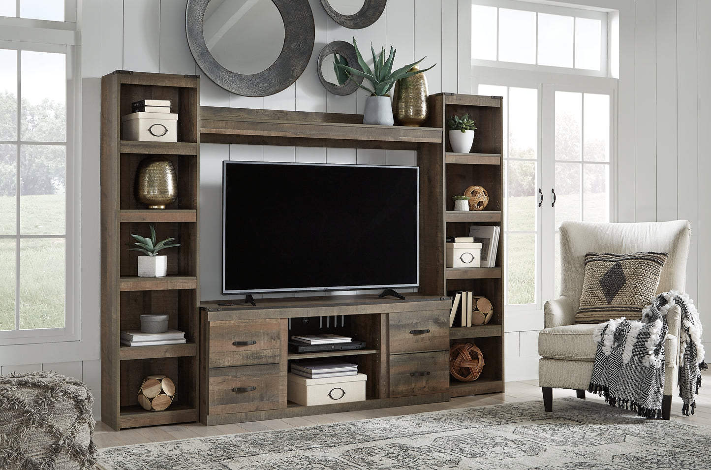 Trinell 4 Piece Entertainment Center: Easy Setup & Great Style! (Is it Worth the Price?)