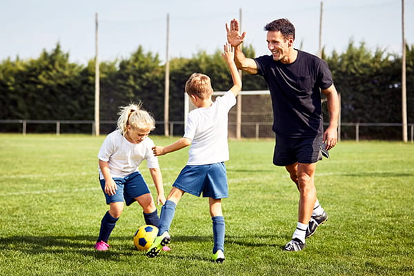 Kids and Adults: Do Play and Go Sports for fun together!